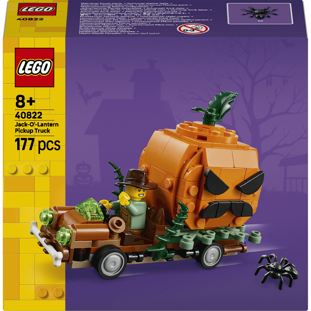 LEGO La camionnette de la citrouille d'Halloween (40822)