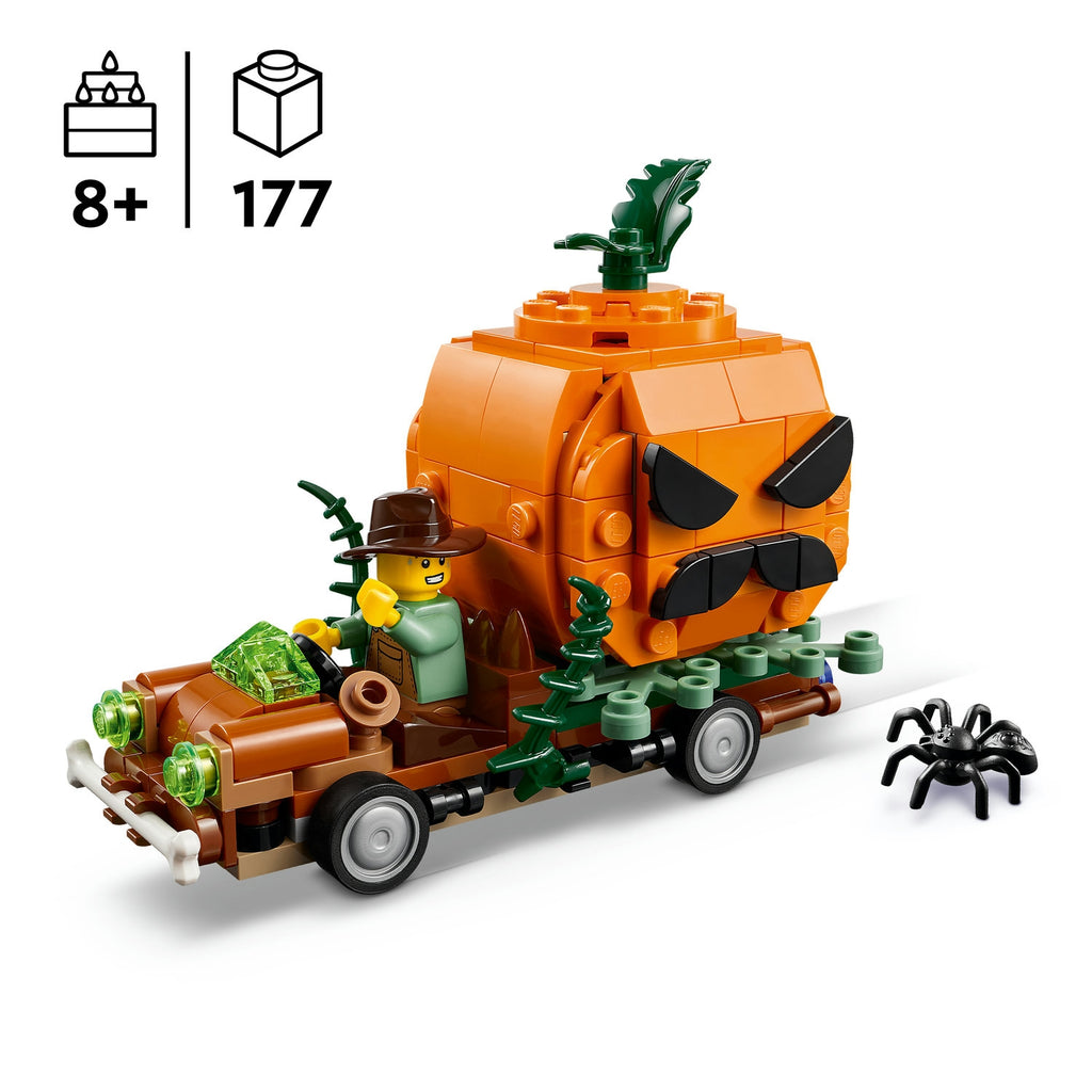 LEGO La camionnette de la citrouille d'Halloween (40822)