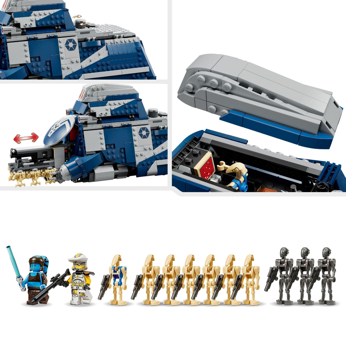 LEGO Star Wars L’Attaque des Clones Le MTT des Séparatistes de la Bataille de Felucia 75435