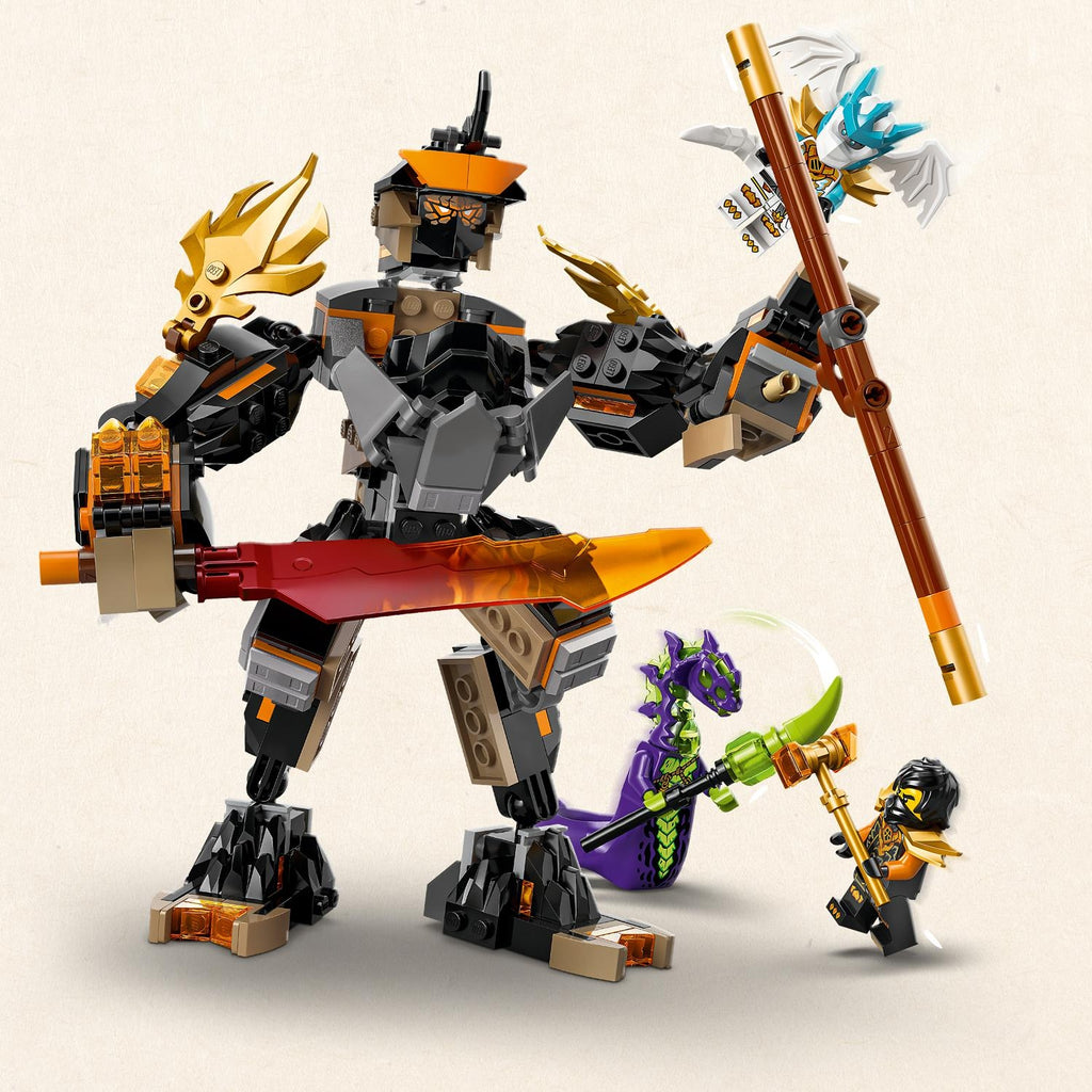 LEGO Ninjago la Mission du Robot Cole et du Dragon Zane 71854