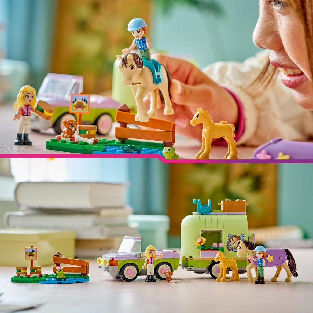 LEGO Friends la Remorque du cheval et du poulain 42695