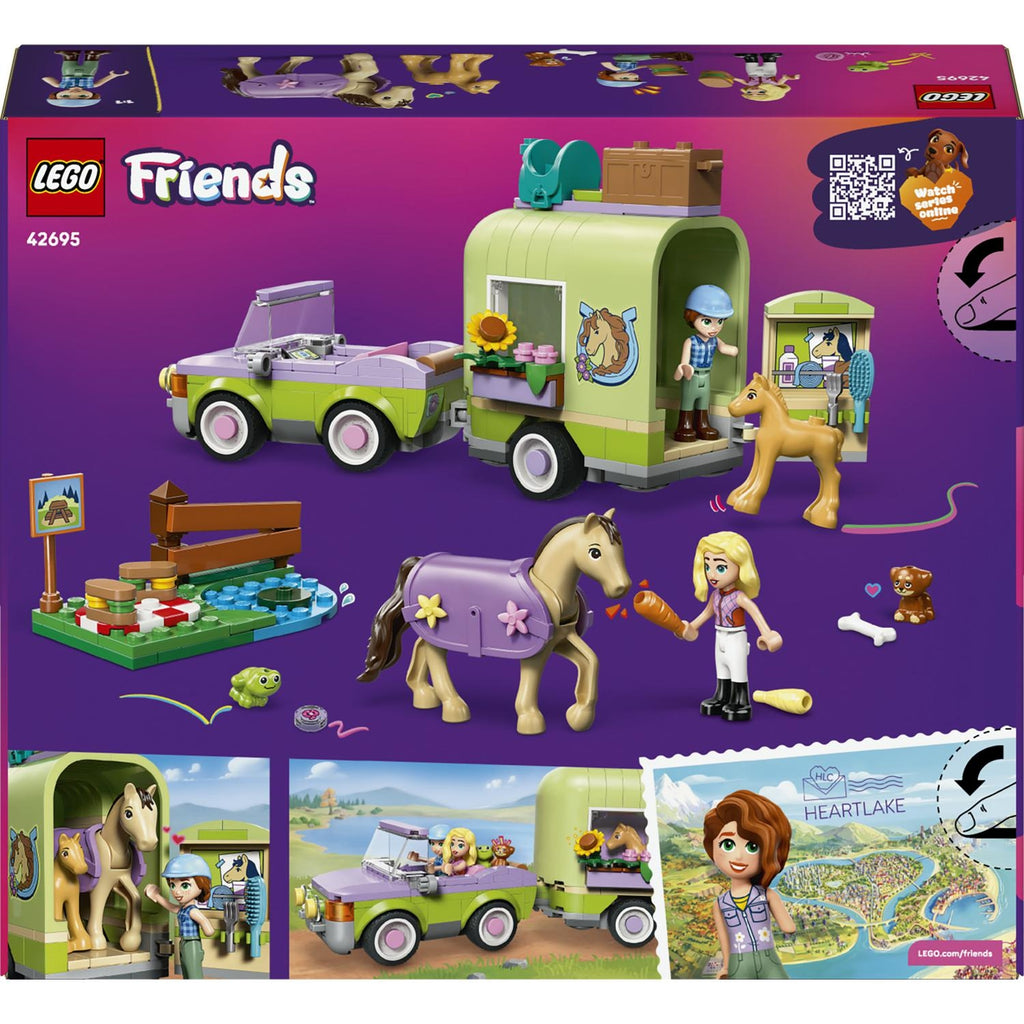 LEGO Friends la Remorque du cheval et du poulain 42695