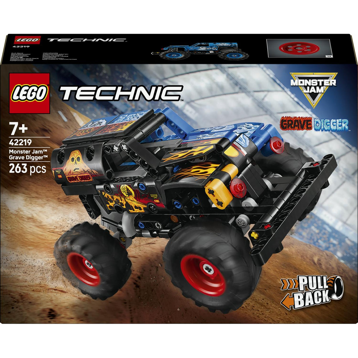 LEGO Technic Monster Jam Grave Digger Feu et Glace 42219