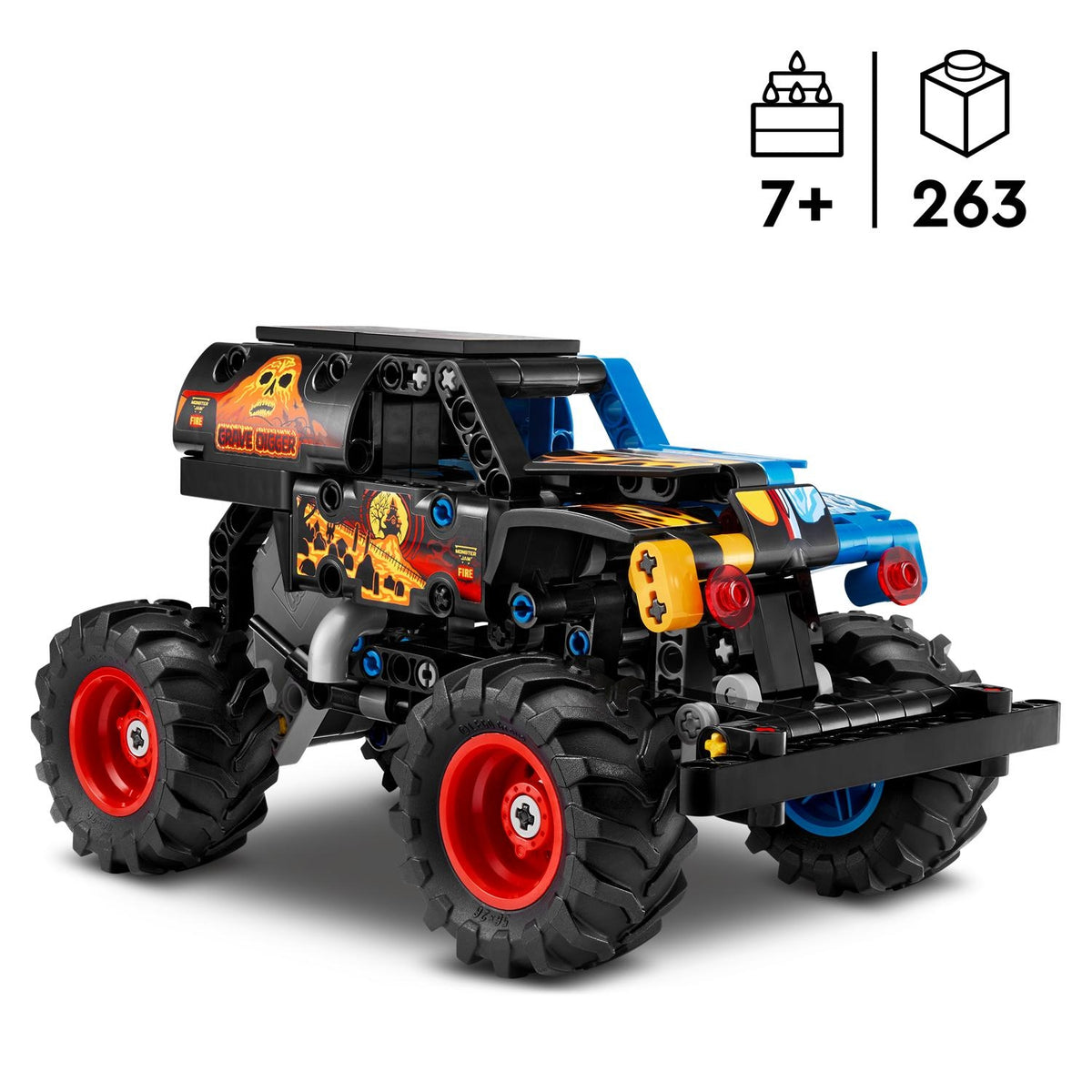 LEGO Technic Monster Jam Grave Digger Feu et Glace 42219