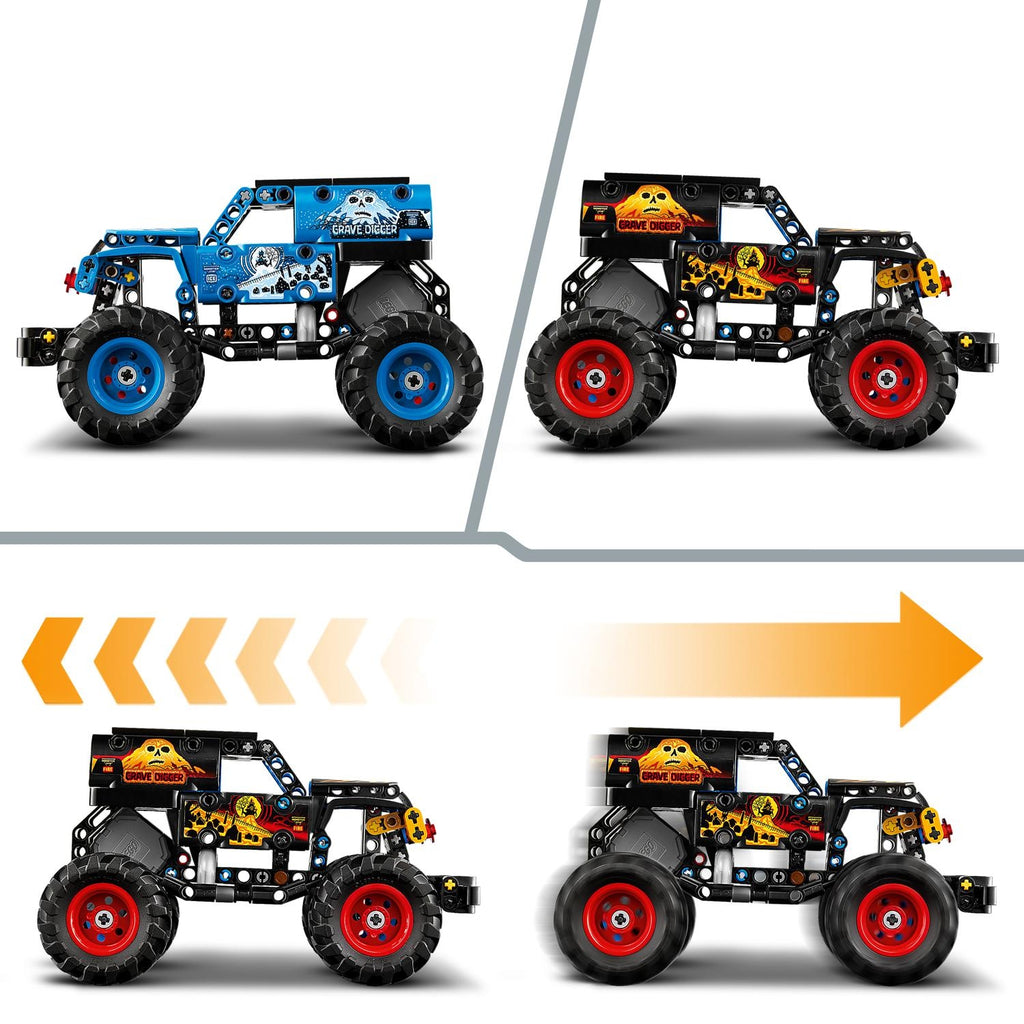 LEGO Technic Monster Jam Grave Digger Feu et Glace 42219