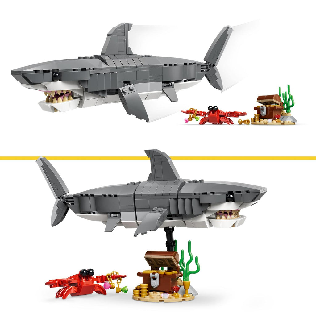 LEGO Créator le Redoutable Requin et le Coffre au Trésor 31381
