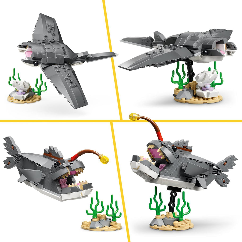 LEGO Créator le Redoutable Requin et le Coffre au Trésor 31381