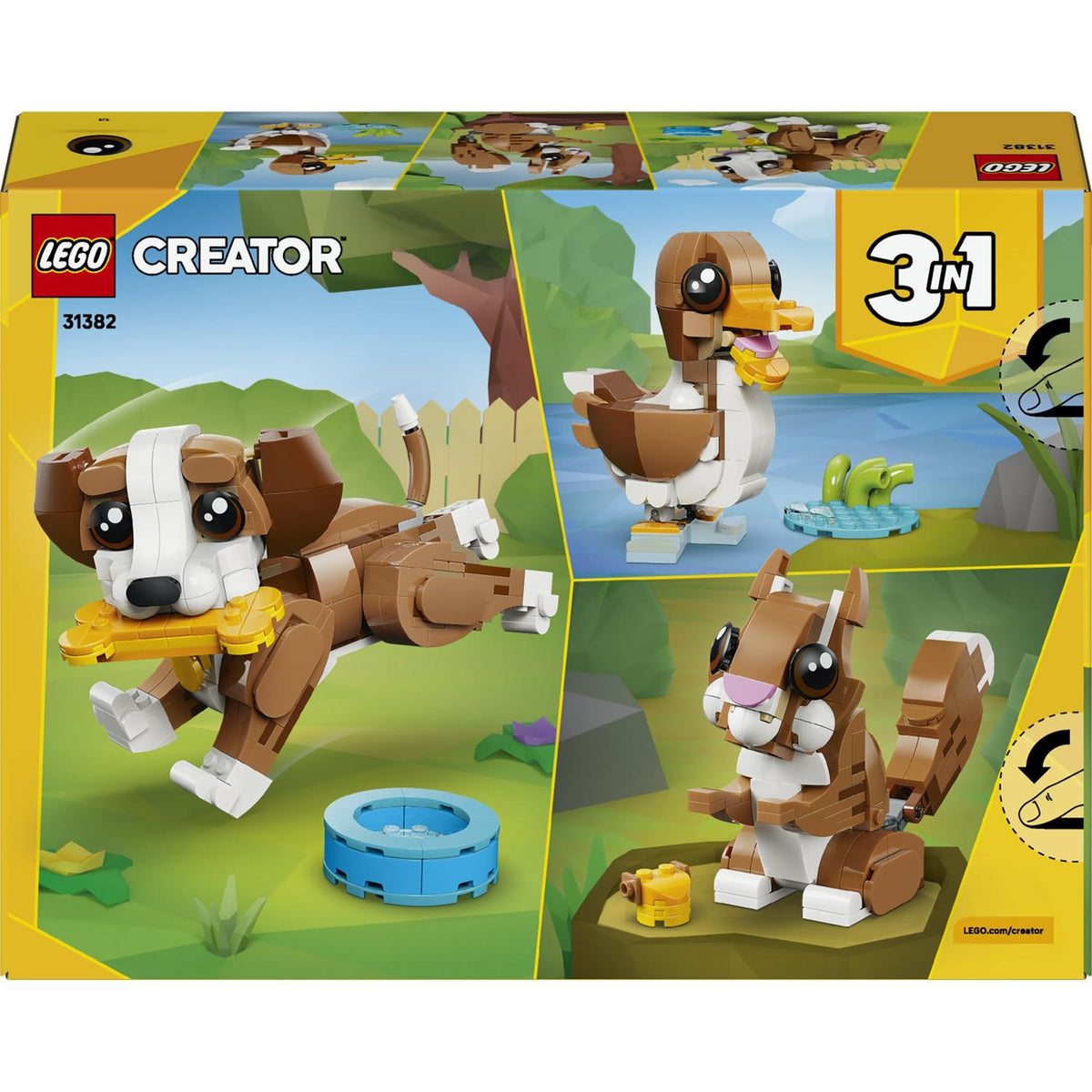 LEGO Créator les Adorables animeaux le Chiot Joueur 31382