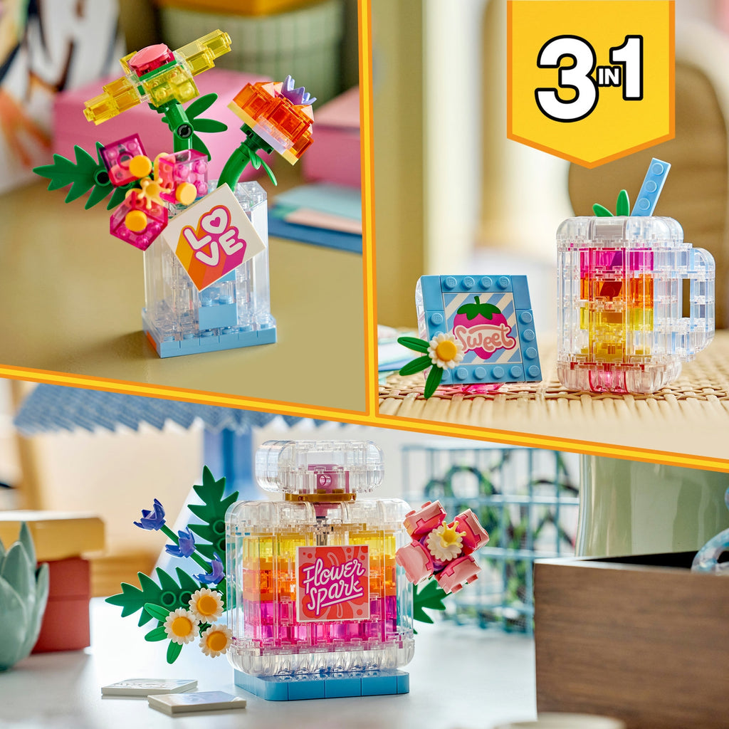 LEGO Flacon de parfum au décor floral 31383.0