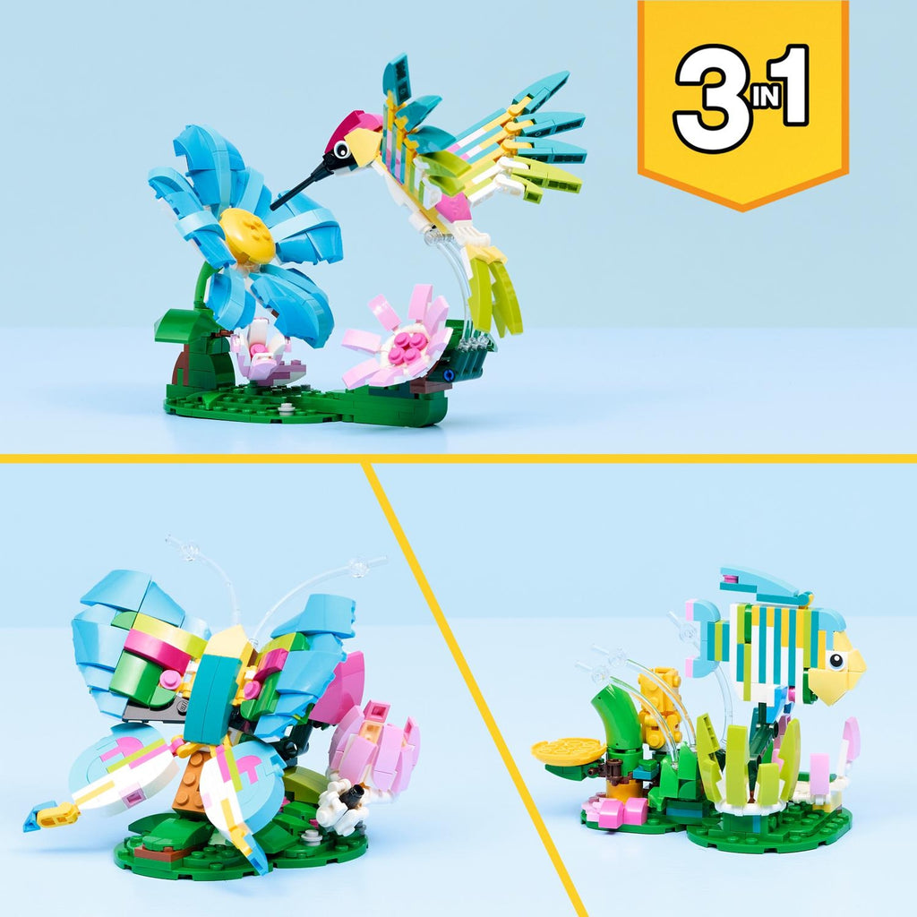 LEGO Créator Animaux Sauvage Le Colibri Coloré 31384
