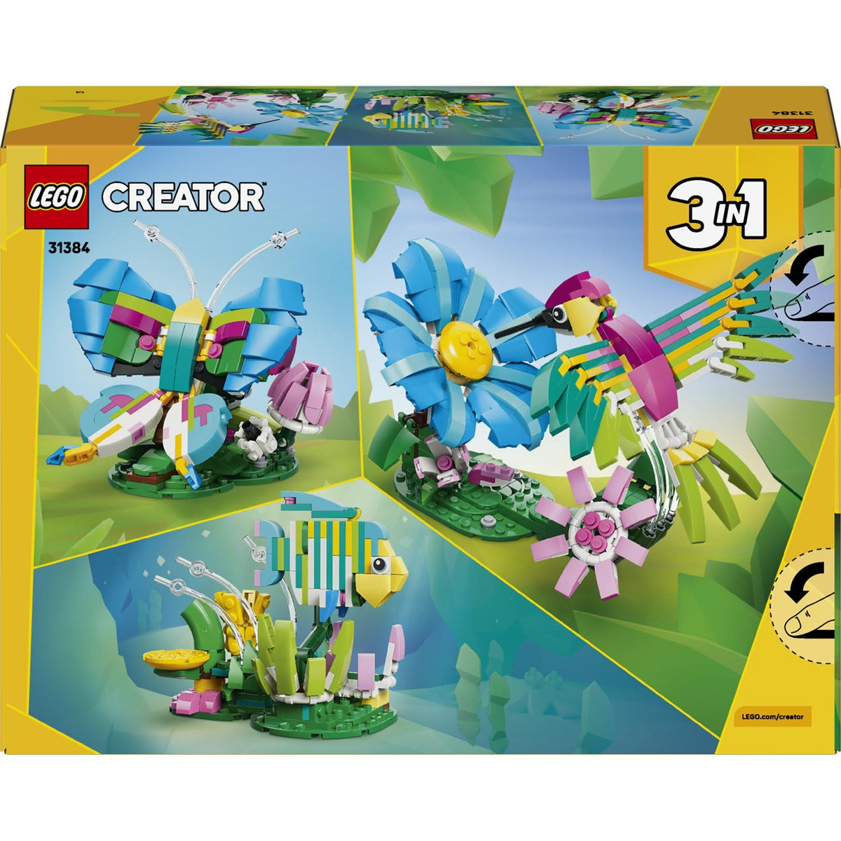 LEGO Créator Animaux Sauvage Le Colibri Coloré 31384