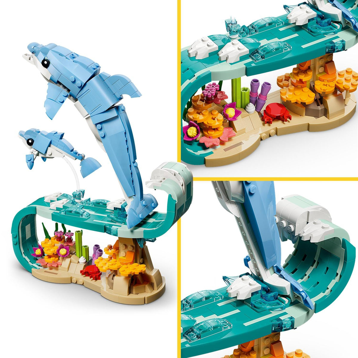 LEGO Créator Animaux Marins les Beaux Dauphins 31385