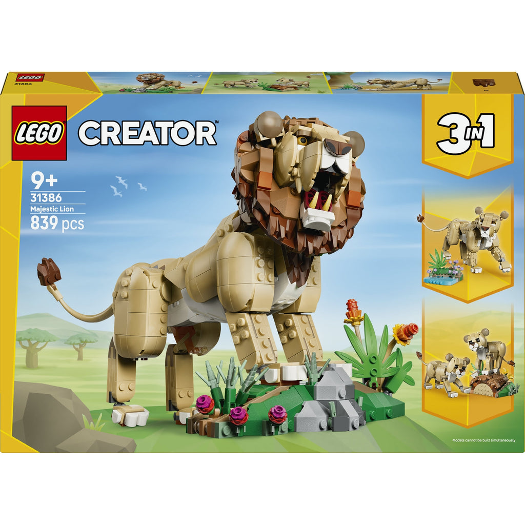 LEGO Creator Le Lion Majestueux (31386)