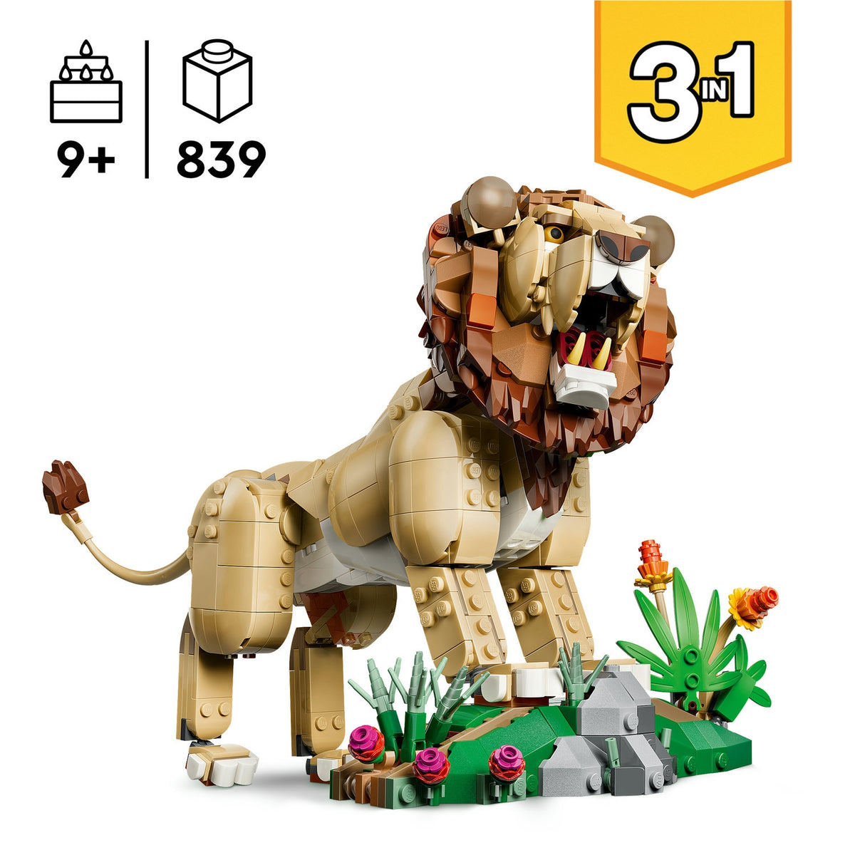LEGO Creator Le Lion Majestueux (31386)