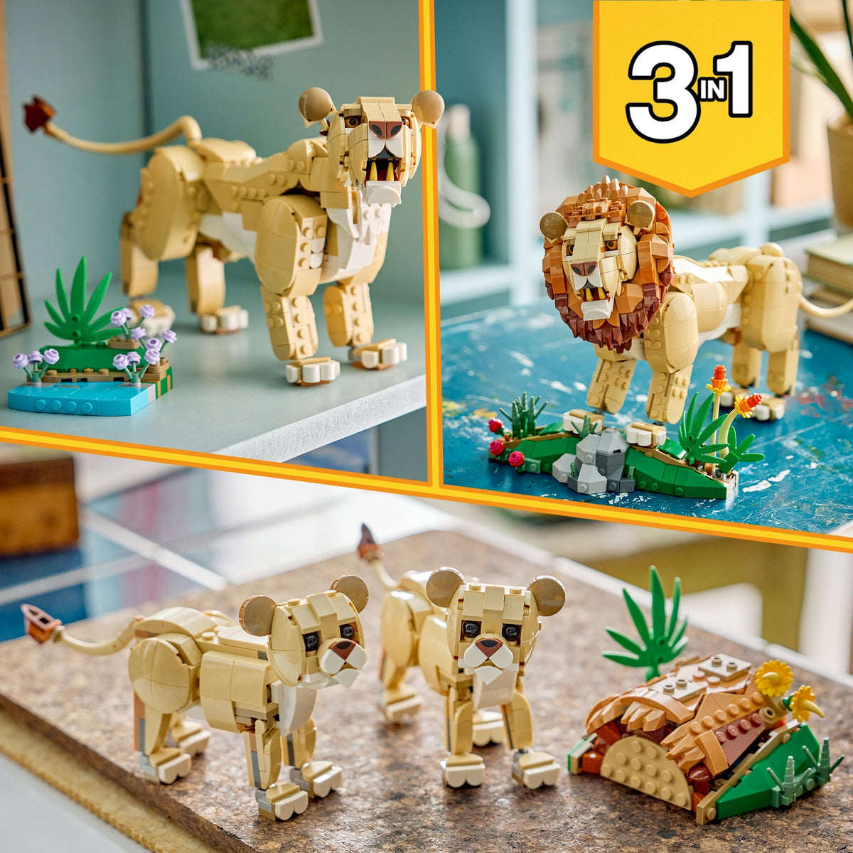 LEGO Creator Le Lion Majestueux (31386)