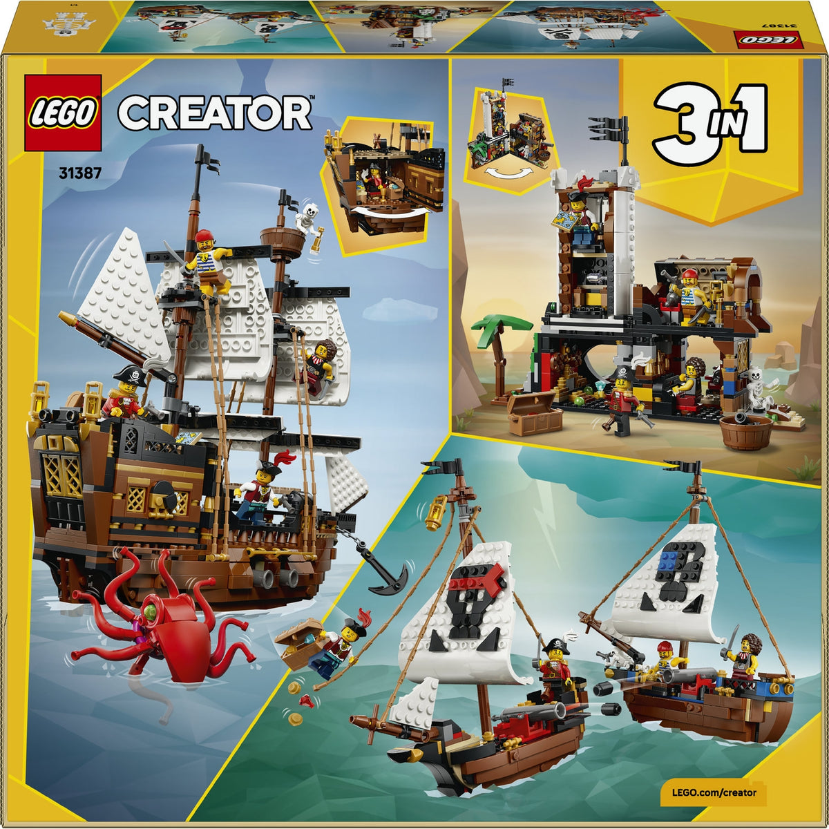 LEGO Creator Bâteau Pirate Mythique (31387)