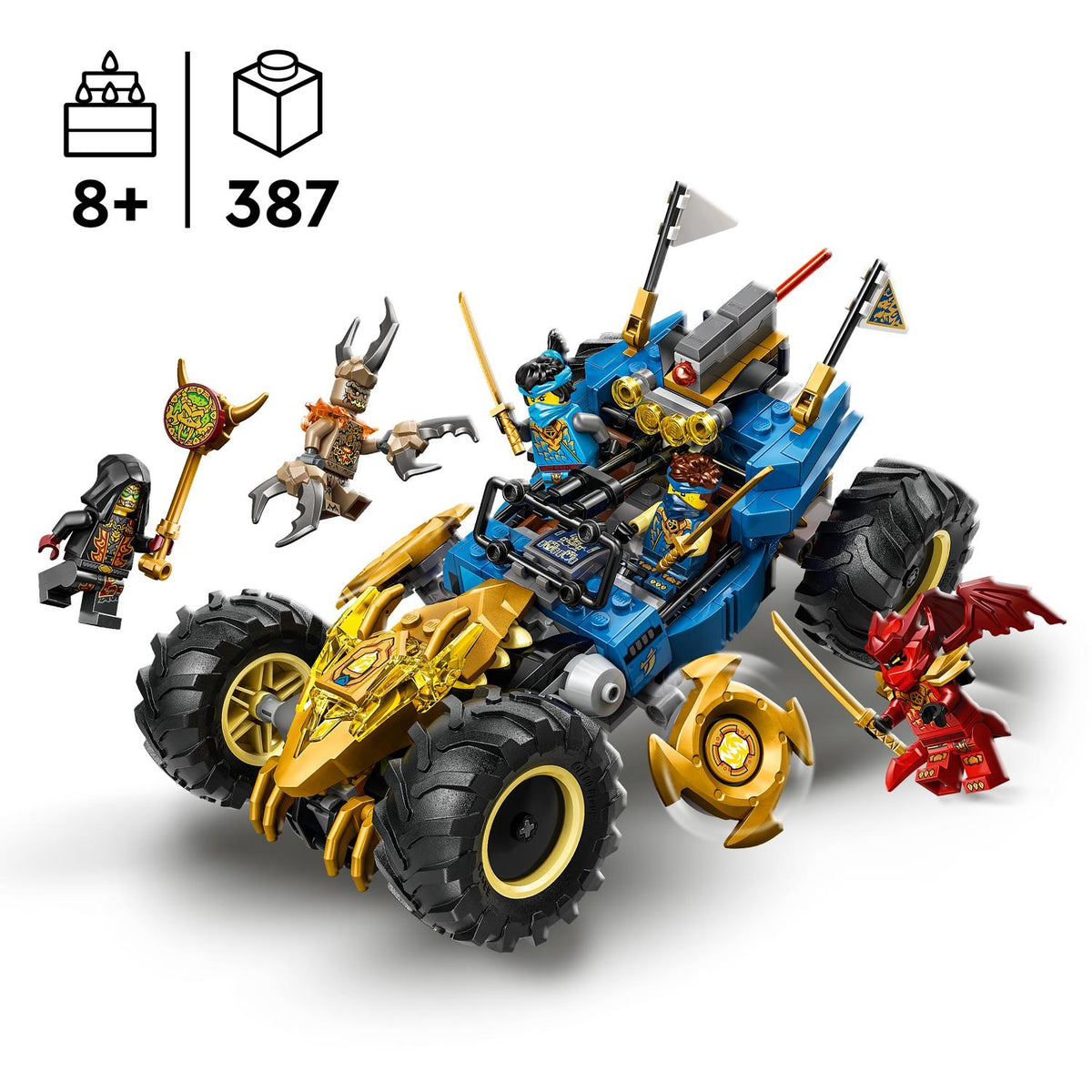 LEGO Ninjago la Voiture transformable de Jay 71856