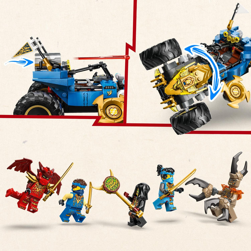 LEGO Ninjago la Voiture transformable de Jay 71856