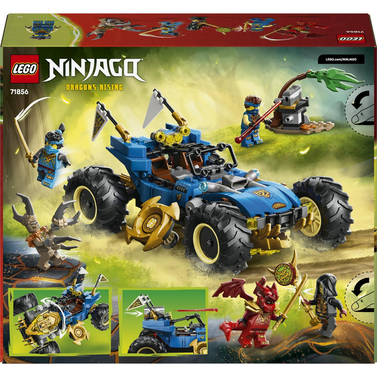 LEGO Ninjago la Voiture transformable de Jay 71856
