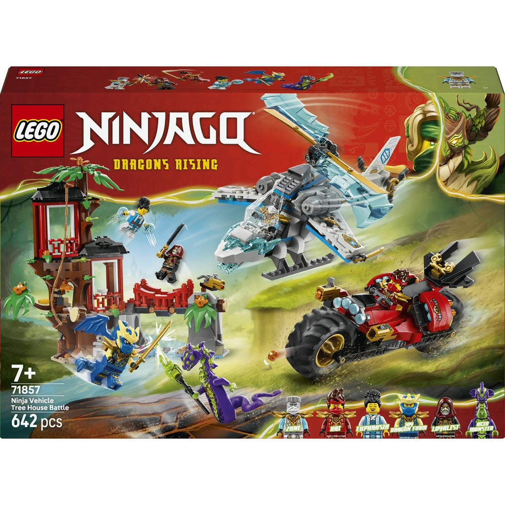 LEGO Ninjago la Cabane et les Véhicules des Ninja 71857