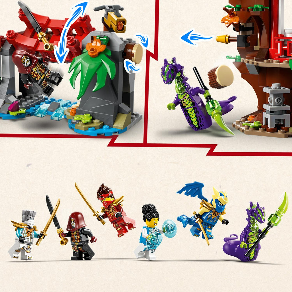 LEGO Ninjago la Cabane et les Véhicules des Ninja 71857