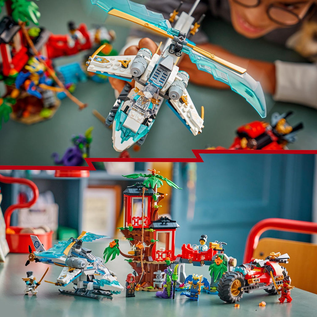 LEGO Ninjago la Cabane et les Véhicules des Ninja 71857