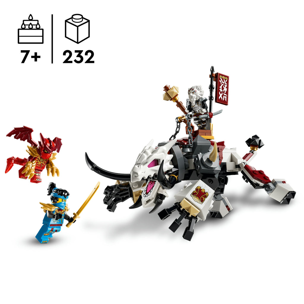 LEGO Ninjago Zilvar et Grimtak la bête draconique 71863.0