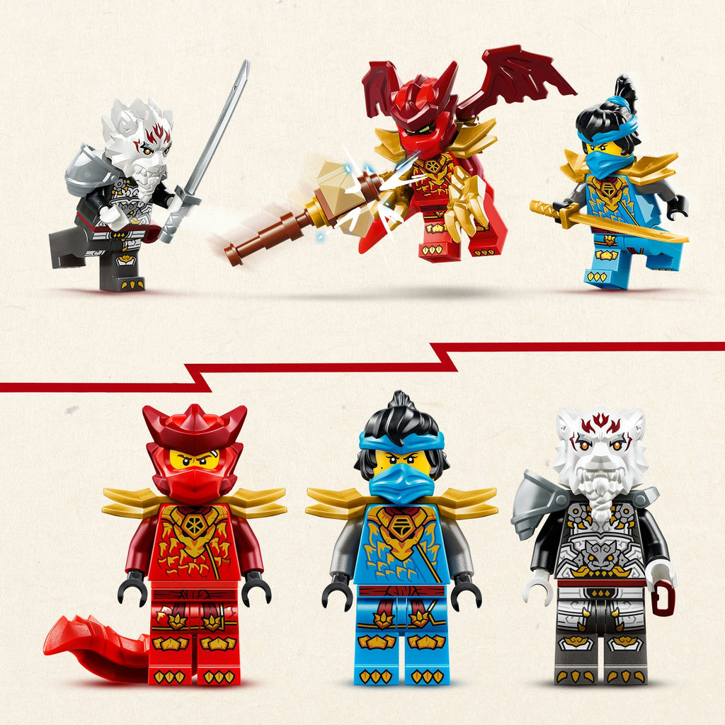 LEGO Ninjago Zilvar et Grimtak la bête draconique 71863.0