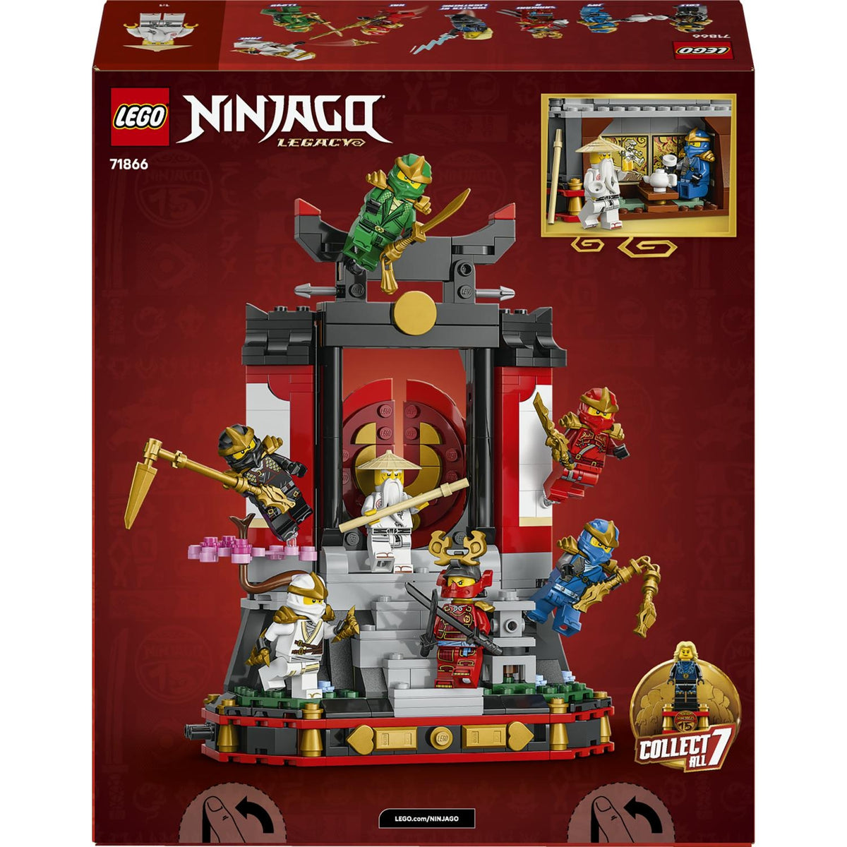 LEGO Ninjago 15e anniversaire Collection des Perso,ages Ninjas 71866