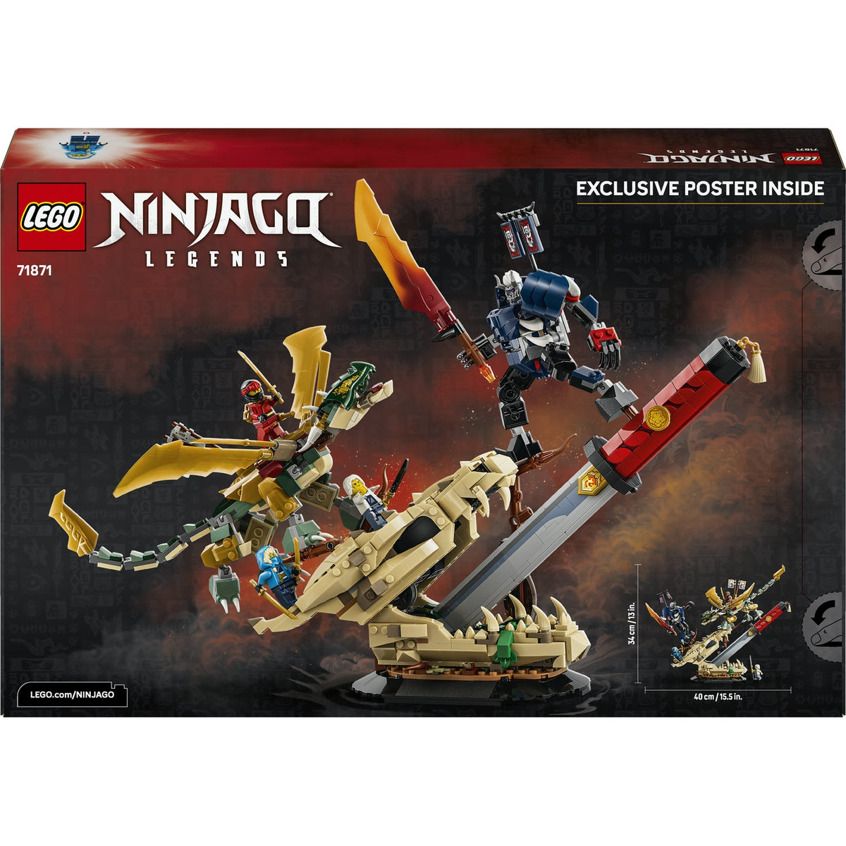 LEGO Ninjago Combat sur la lame du dragon 71871.0