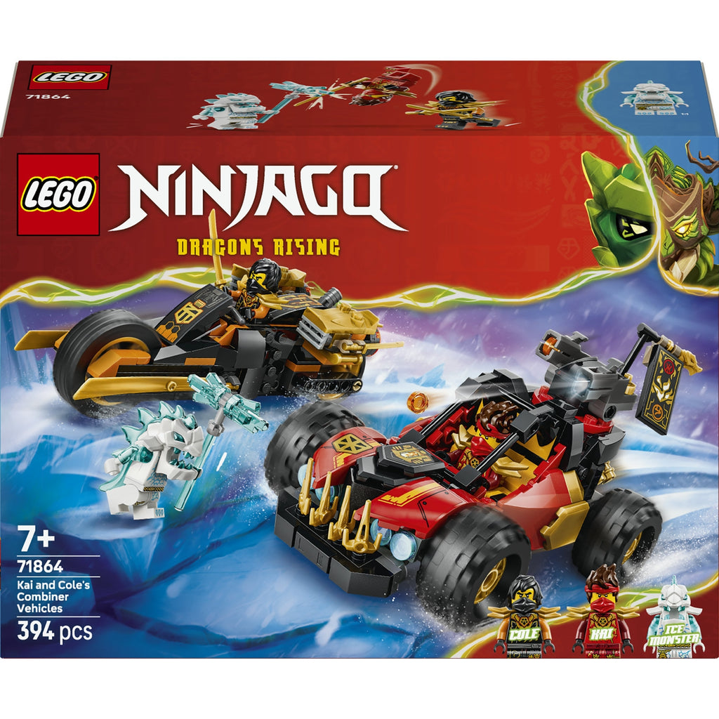 LEGO Ninjago les Véhicules combinables de Kai et Cole 71864.0