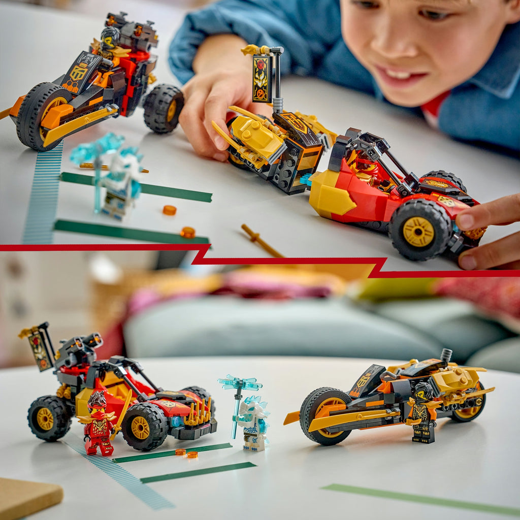 LEGO Ninjago les Véhicules combinables de Kai et Cole 71864.0