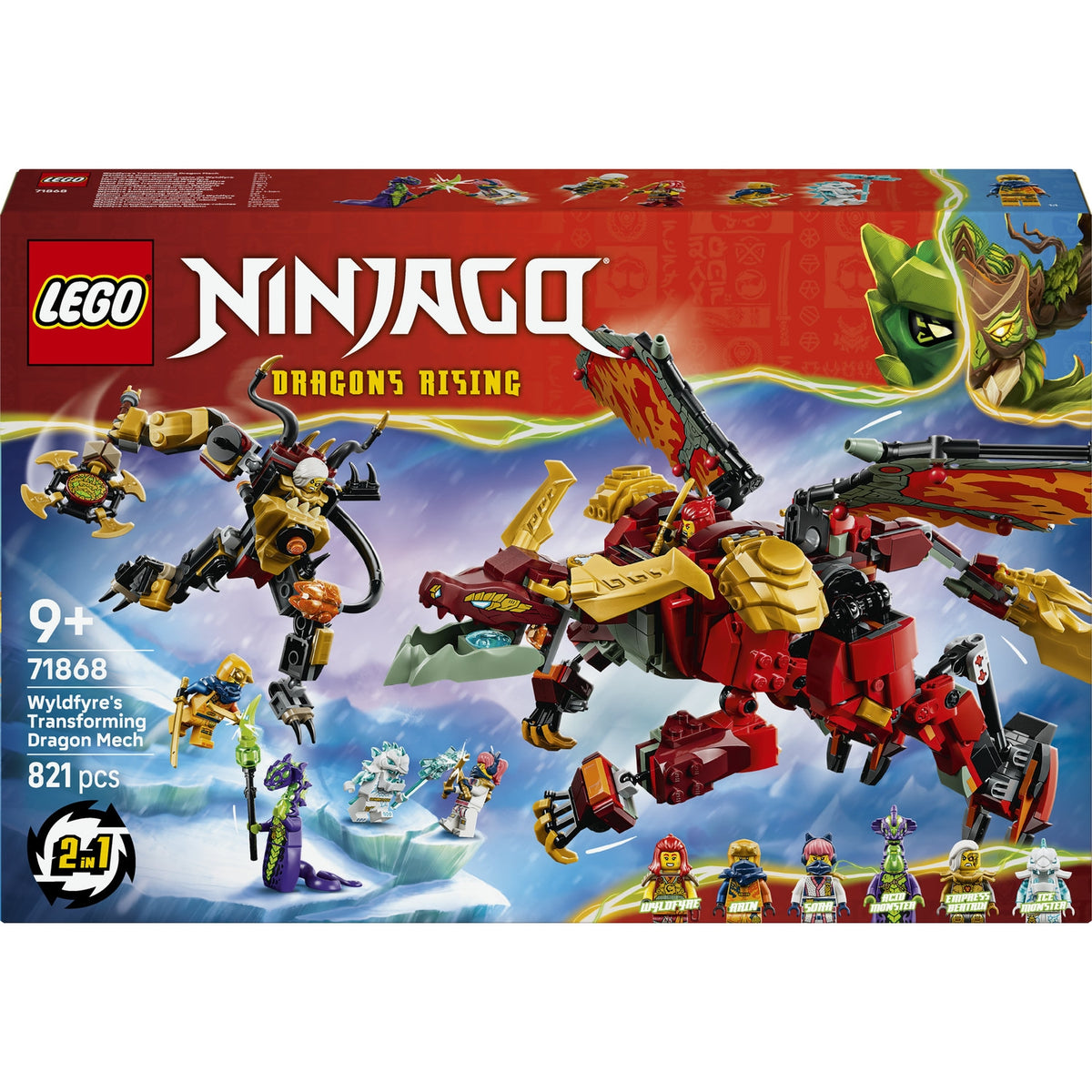 LEGO Ninjago Le robot dragon transformable de Braséra 71868.0