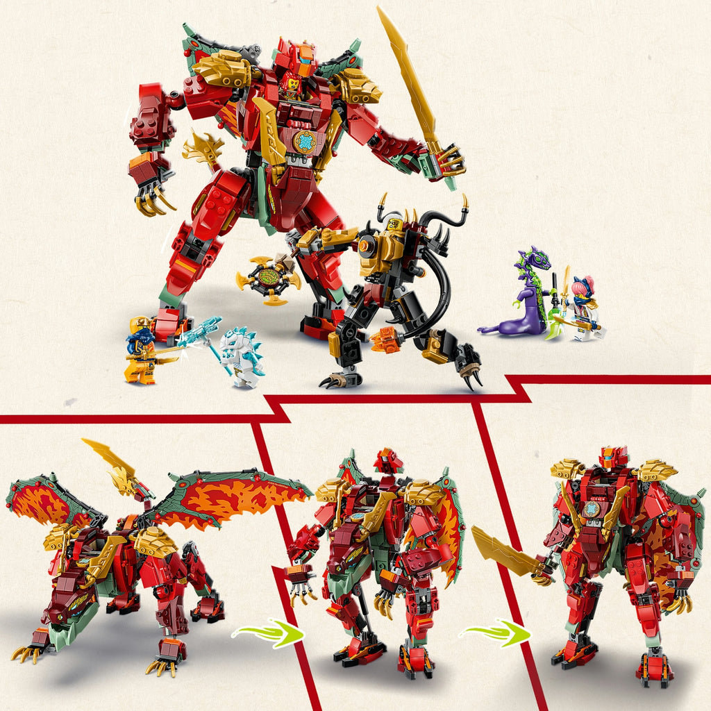 LEGO Ninjago Le robot dragon transformable de Braséra 71868.0