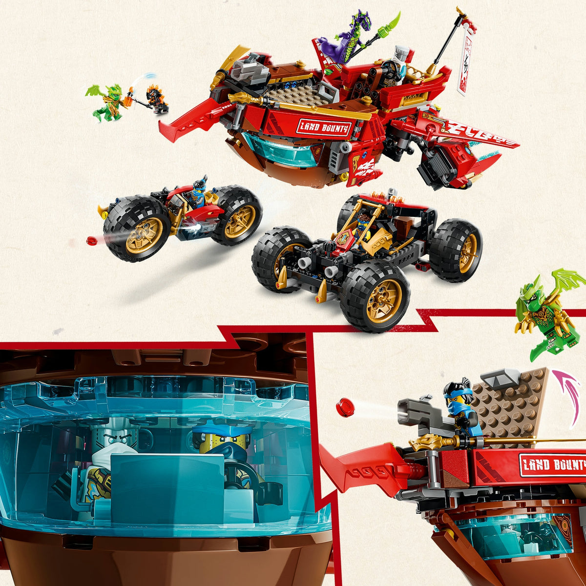 LEGO Ninjago Le Bounty terrestre 71869.0