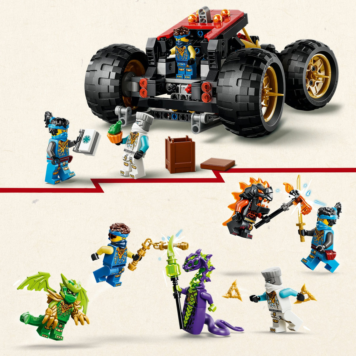 LEGO Ninjago Le Bounty terrestre 71869.0