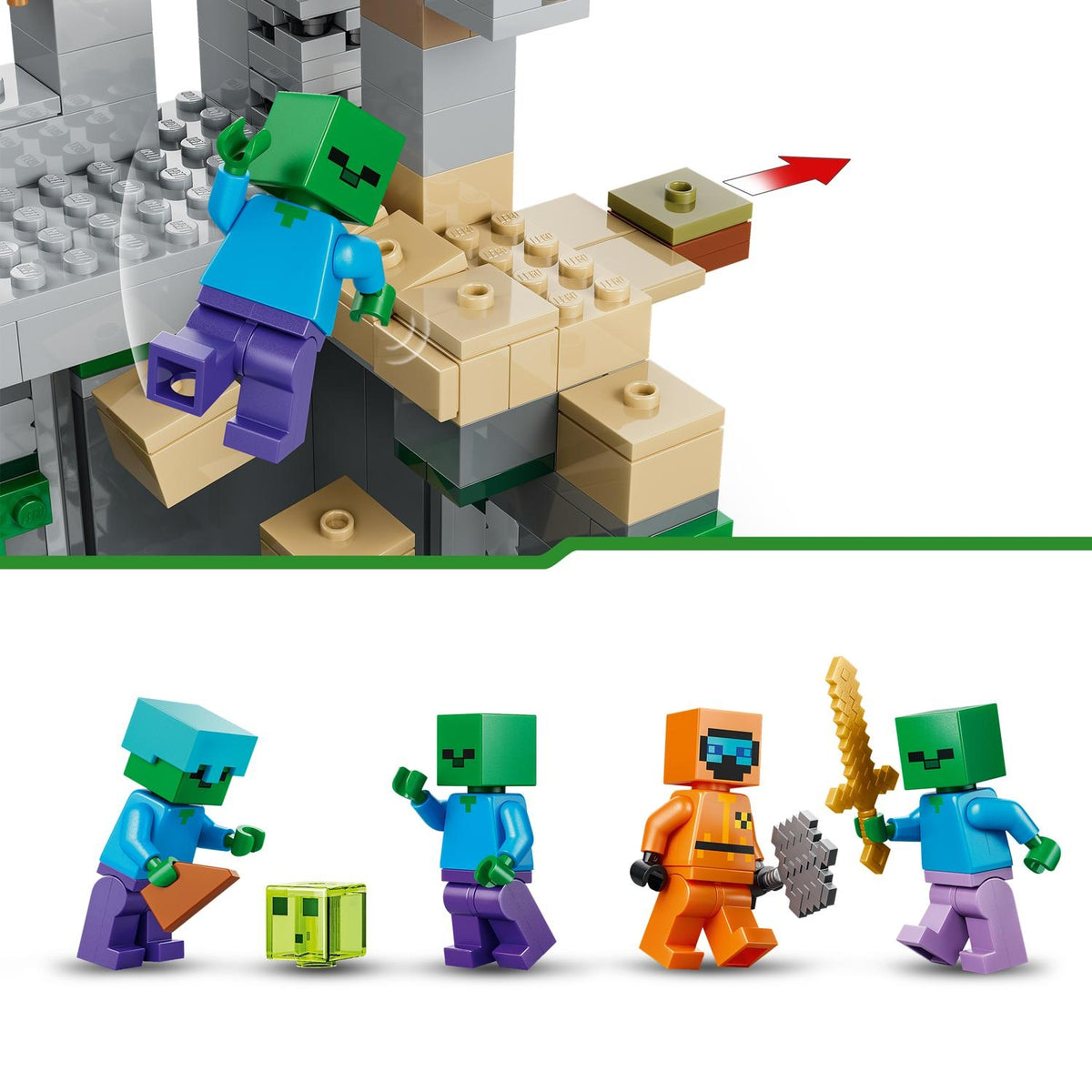 LEGO Minecraft le Donjon de Zombie 21587