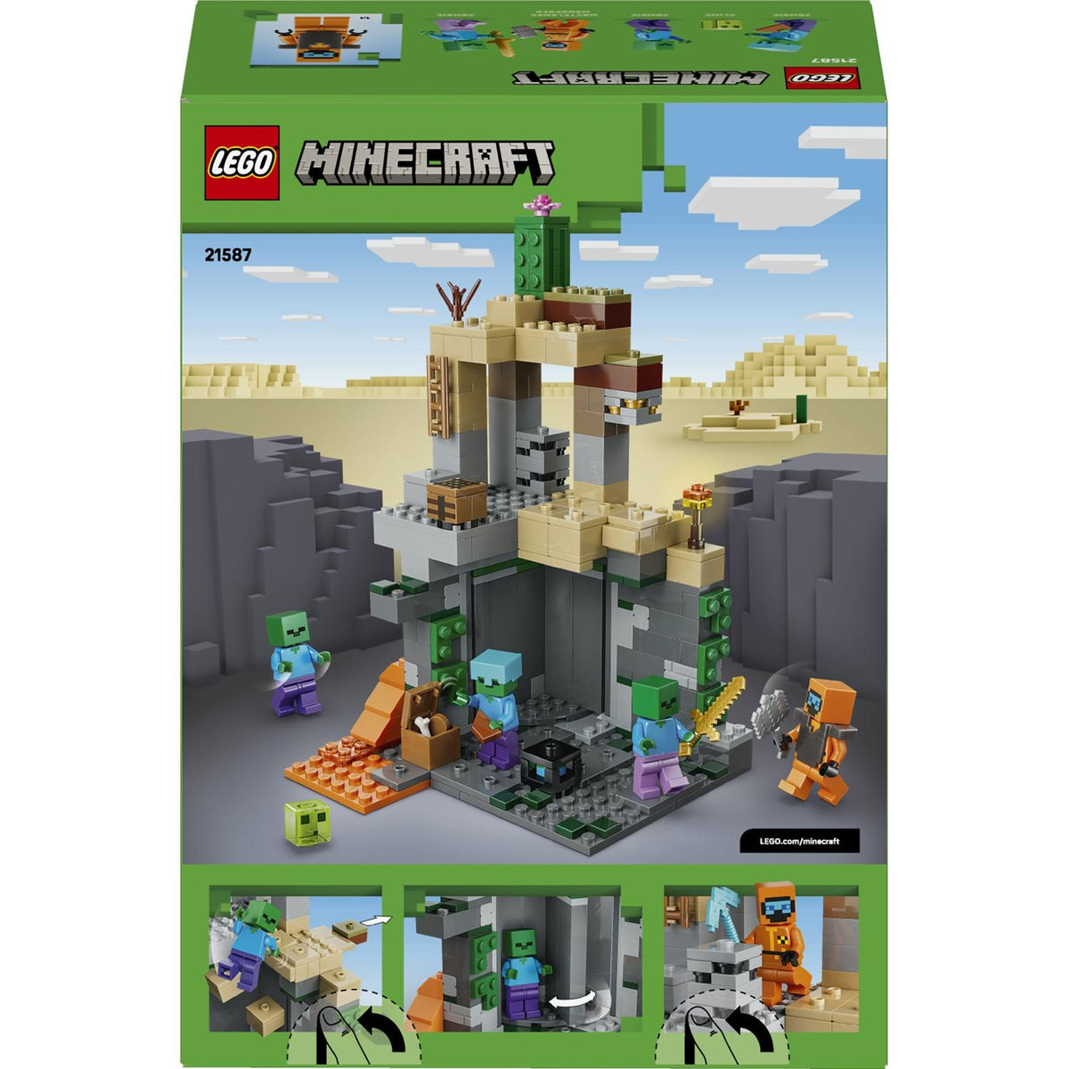 LEGO Minecraft le Donjon de Zombie 21587