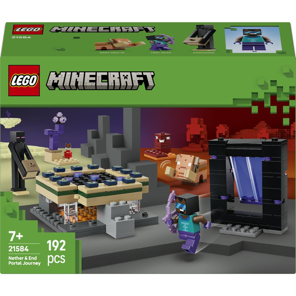 LEGO Minecraft Voyage à Travers les Portails du Nether et de l'Ender 21584