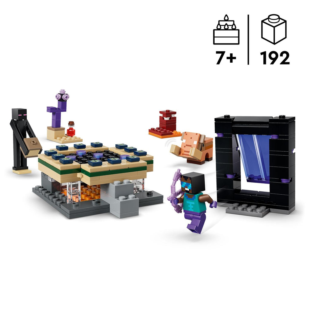 LEGO Minecraft Voyage à Travers les Portails du Nether et de l'Ender 21584