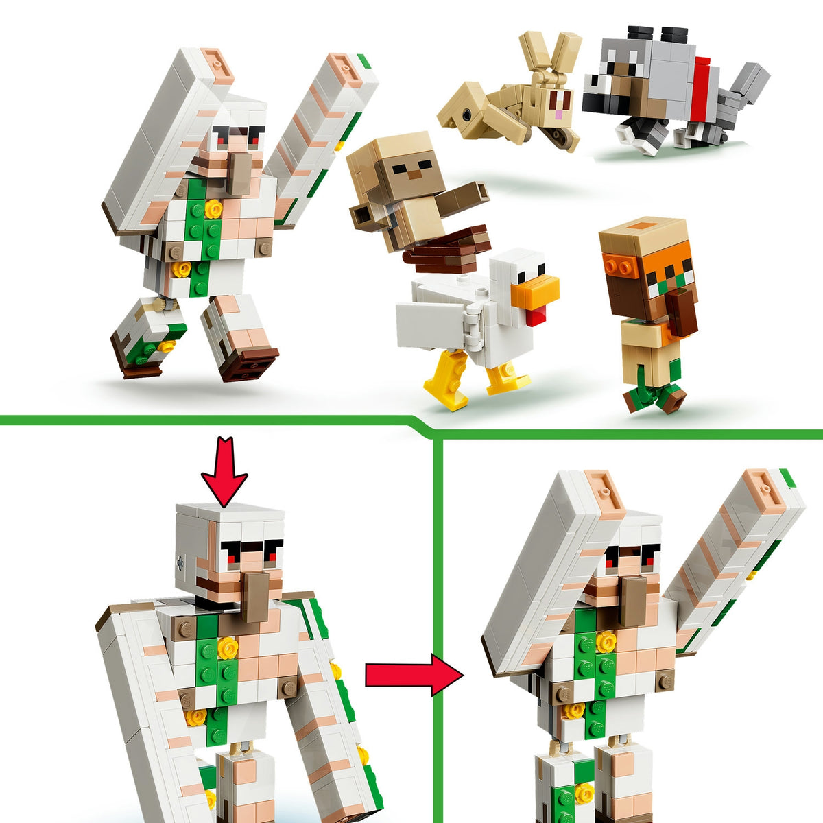 LEGO Minecraft L’attaque du désertdu Poulet chevauché (21592)