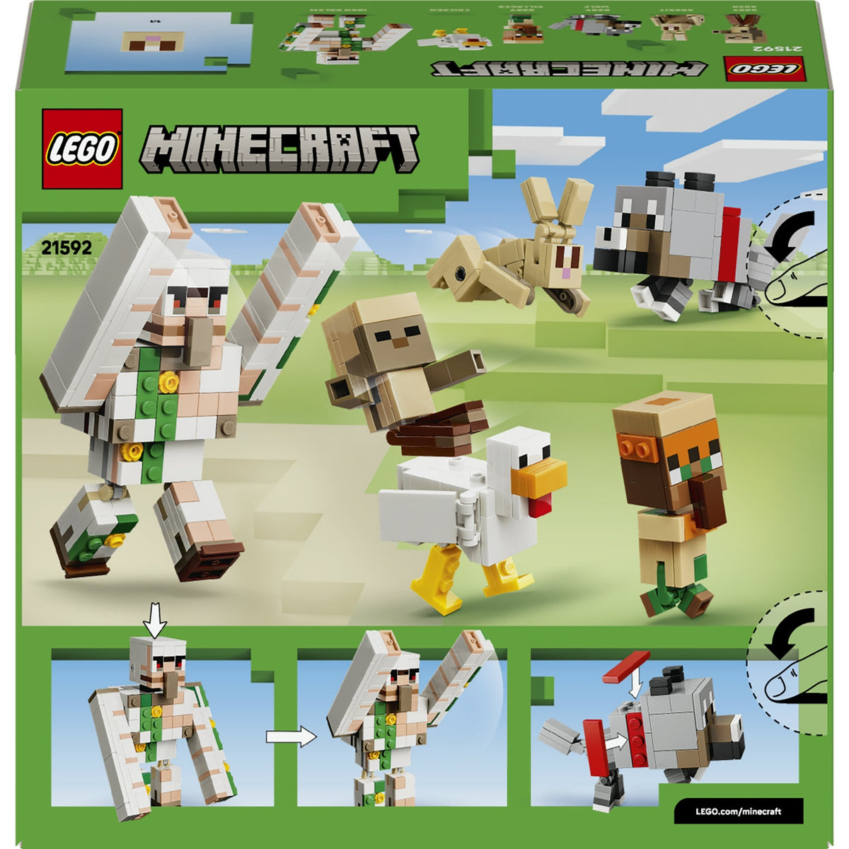 LEGO Minecraft L’attaque du désertdu Poulet chevauché (21592)