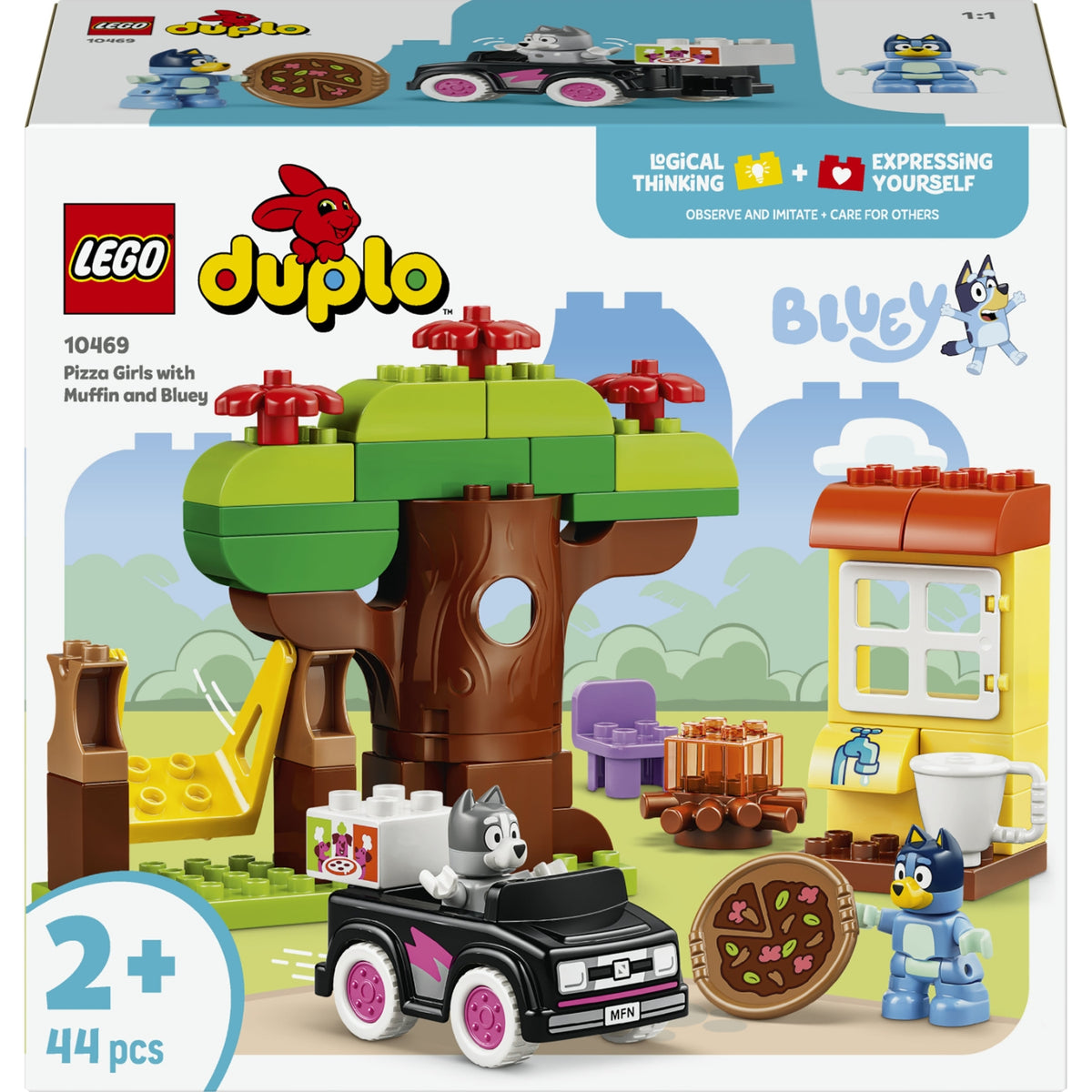 LEGO Duplo Les livreuses de pizza avec Muffin et Bluey (10469)