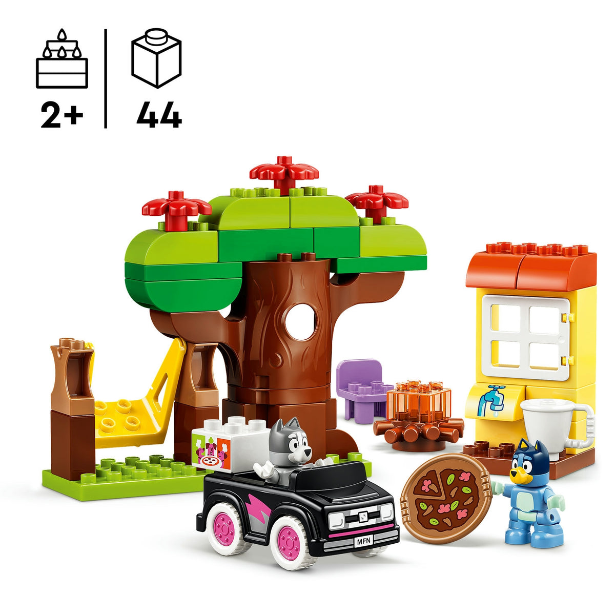 LEGO Duplo Les livreuses de pizza avec Muffin et Bluey (10469)