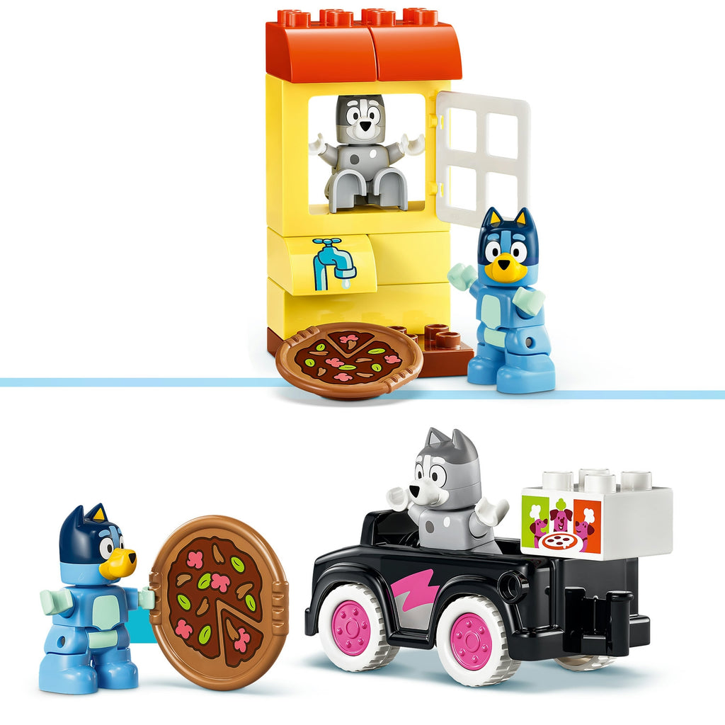 LEGO Duplo Les livreuses de pizza avec Muffin et Bluey (10469)