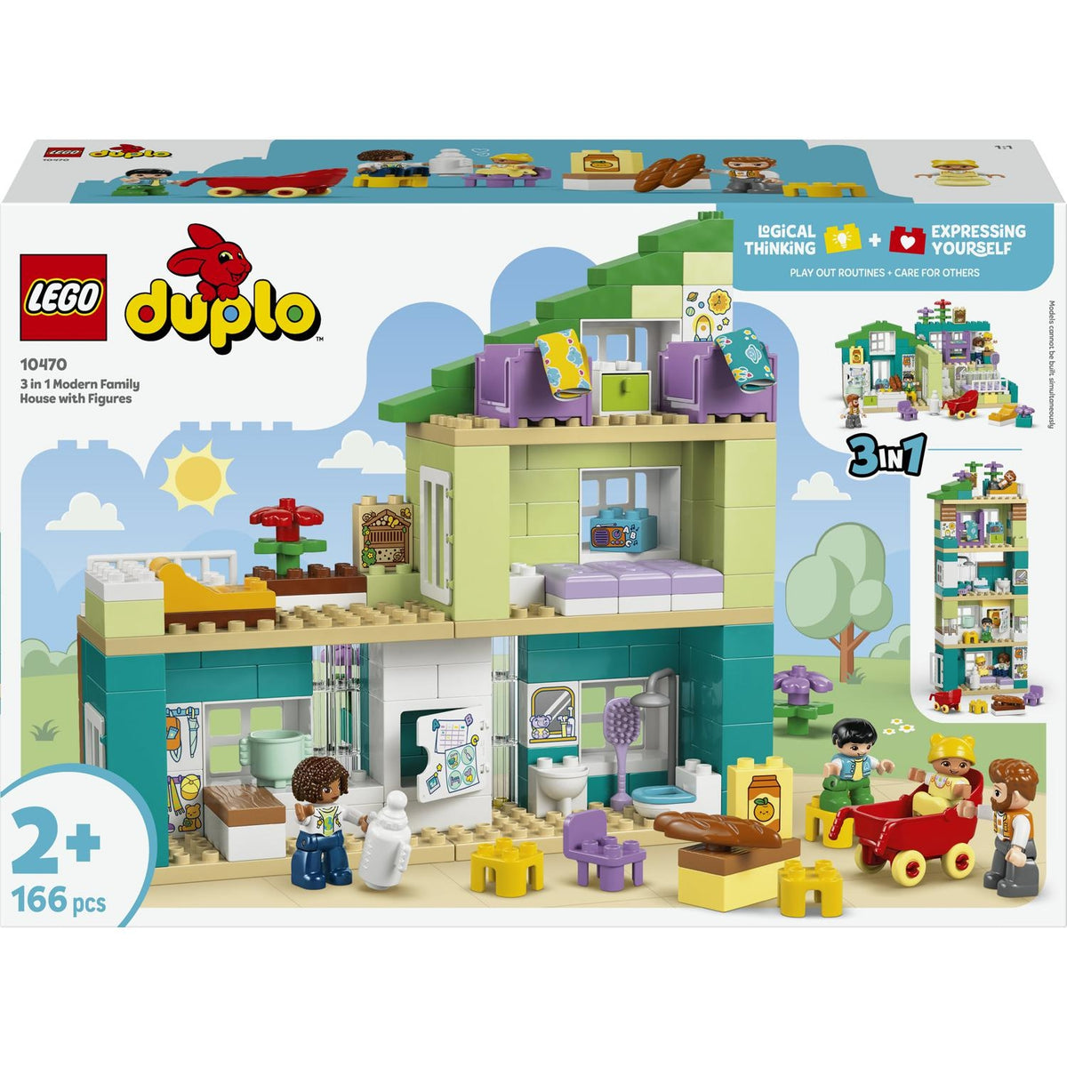 LEGO Duplo Town la Maison familiale moderne 3 en 1 10470