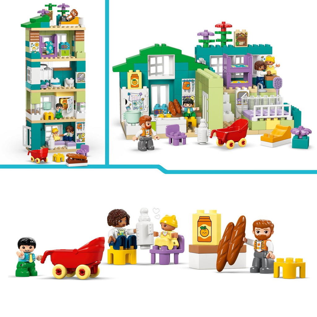 LEGO Duplo Town la Maison familiale moderne 3 en 1 10470