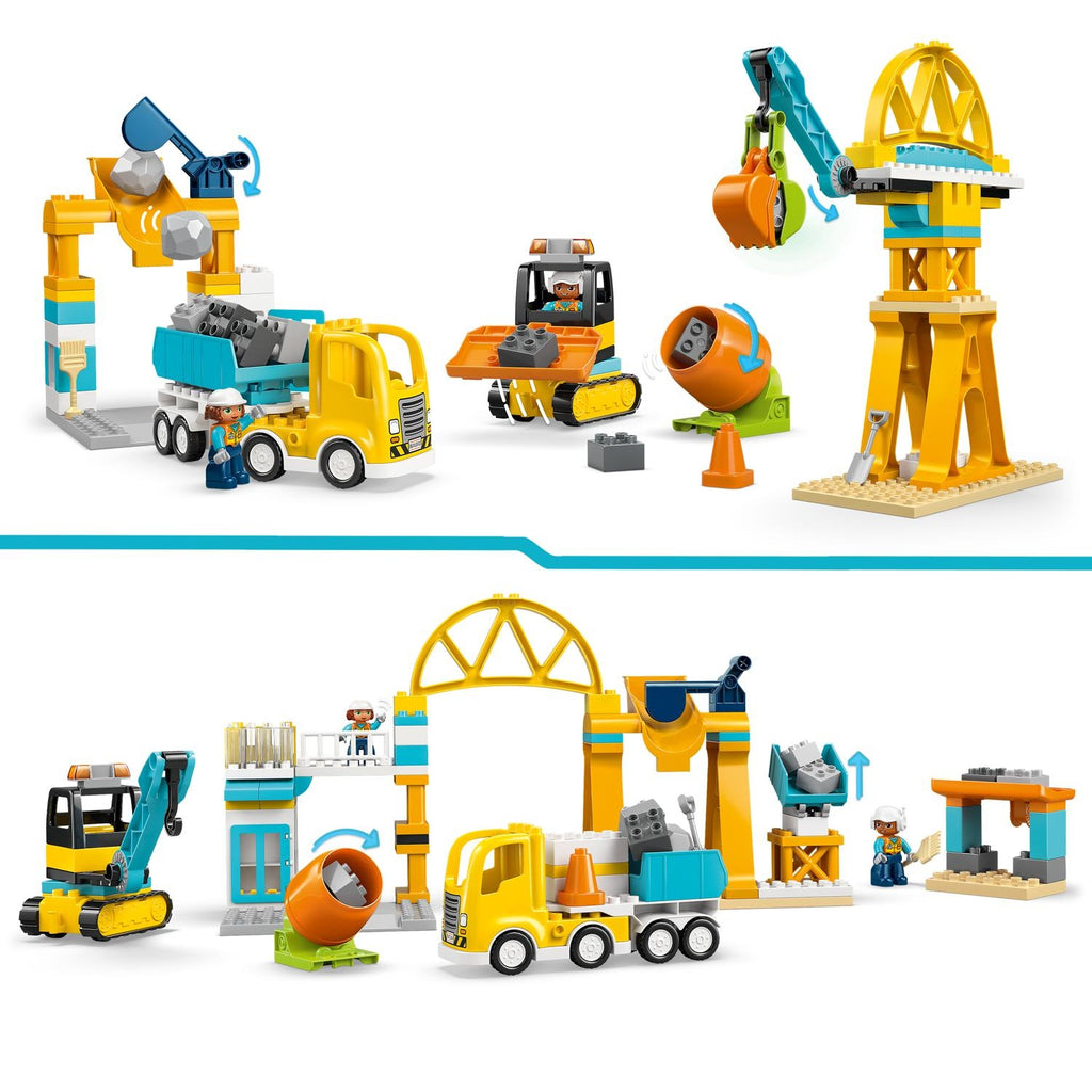 LEGO Duplo le Chantier et les Véhicules de construction 3 en 1 10476