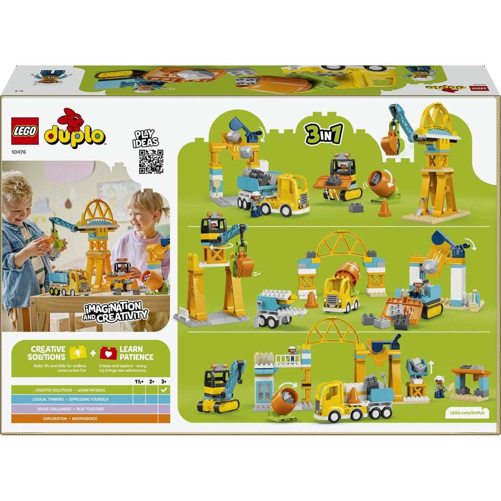 LEGO Duplo le Chantier et les Véhicules de construction 3 en 1 10476
