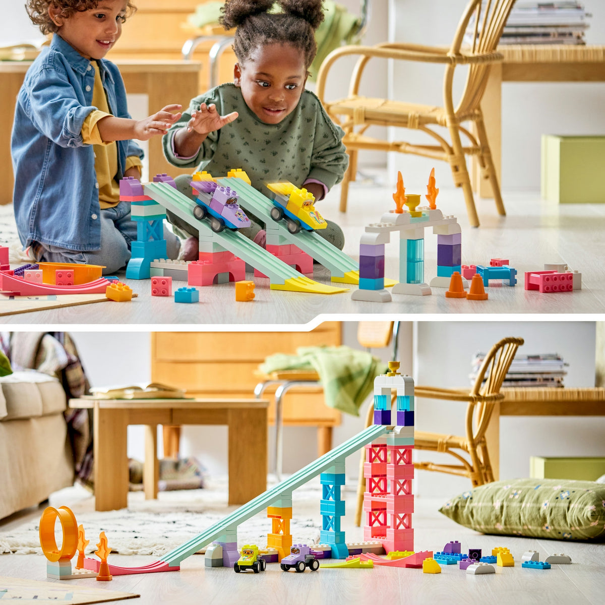 LEGO Duplo Les Rampes créatives 3-en-1 avec véhicules (10478)